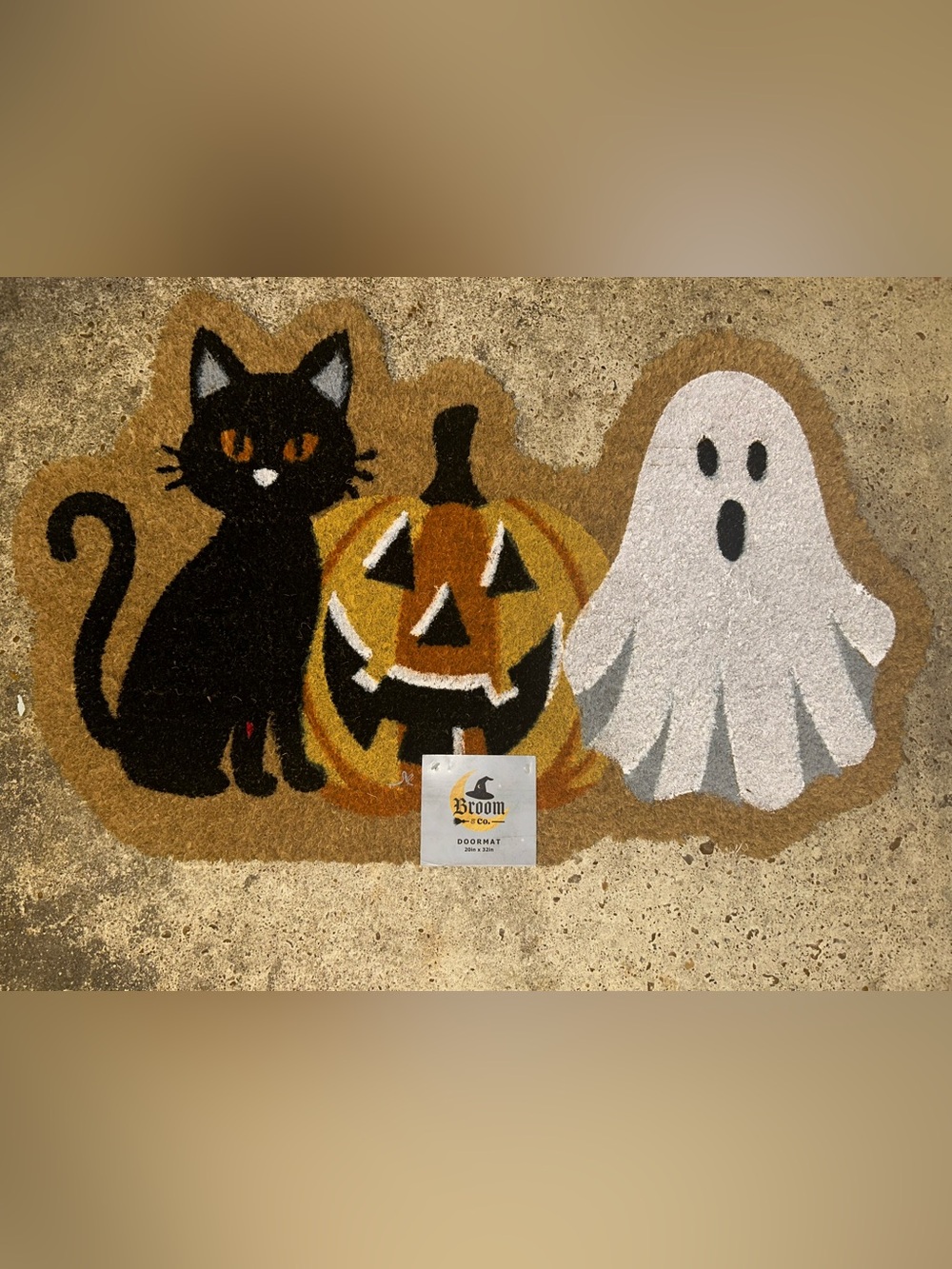 Cat Halloween Doormat